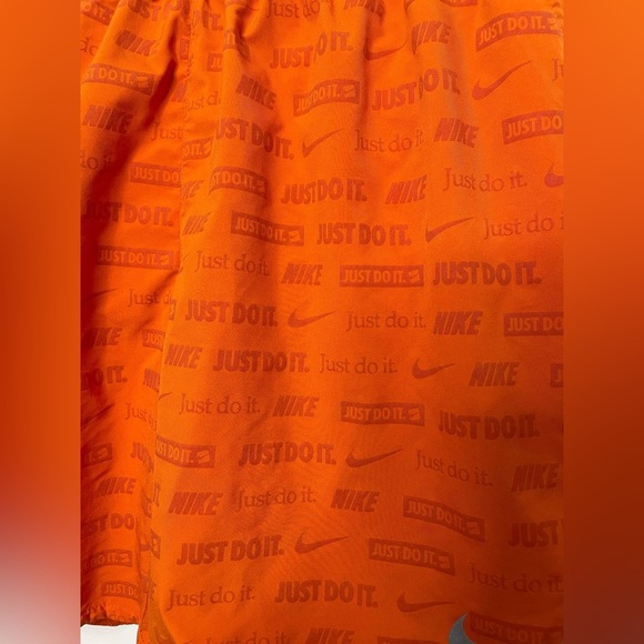 Orange Nike dry, fit, swimming trunks, size small - Picture 6 of 8
